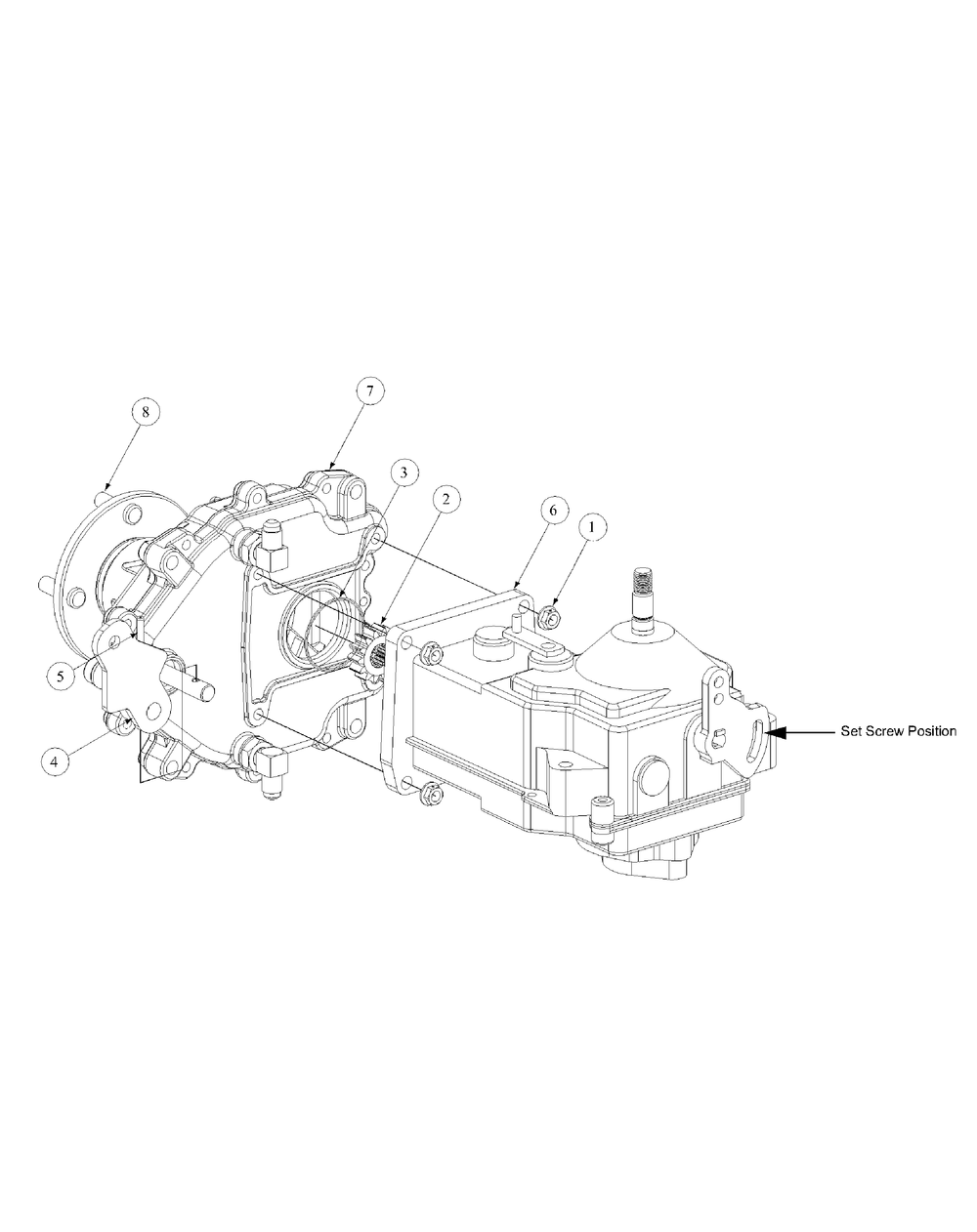 Assembly Pump Left Hand Diagram and Parts List for M48-KWS 53AB5D4M150-17-HP Cub Cadet Lawn Tractor